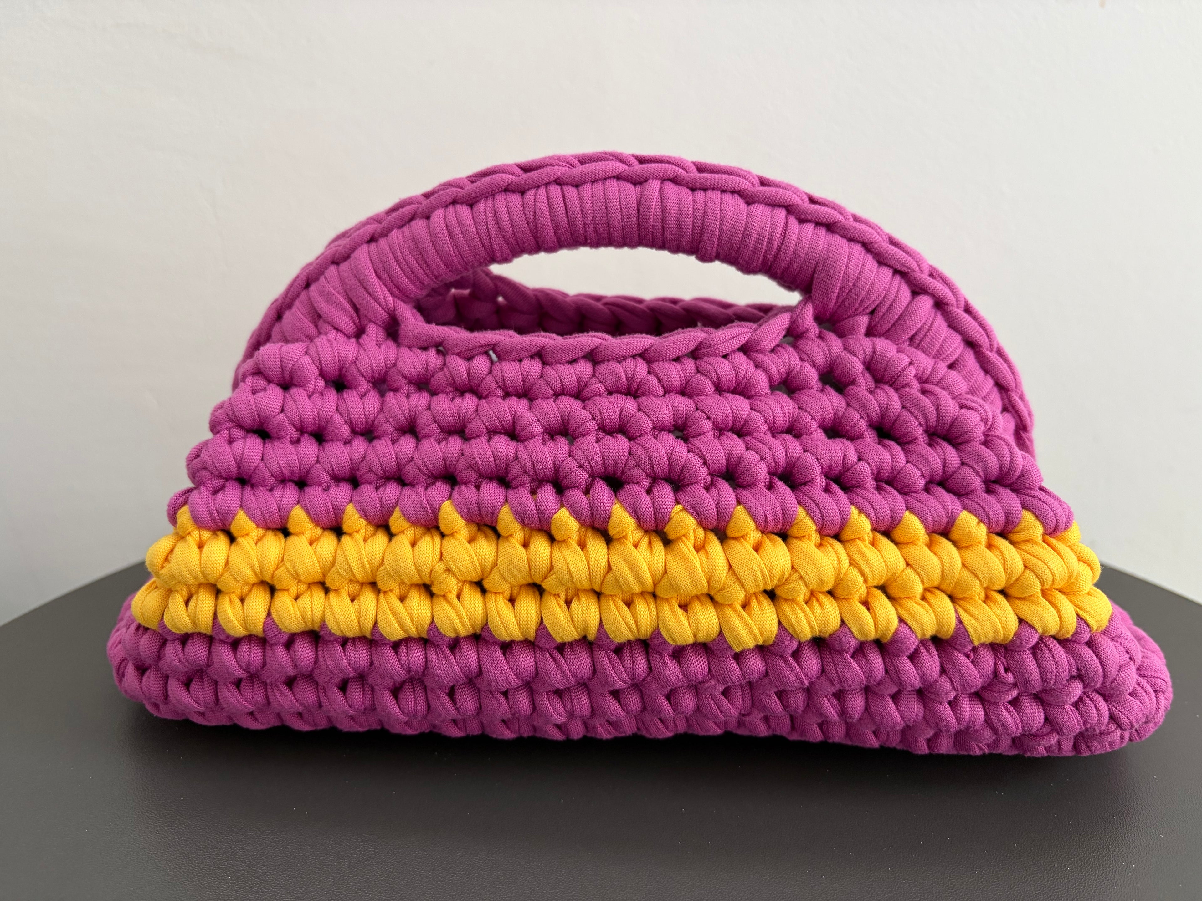 Clutch in fettuccia